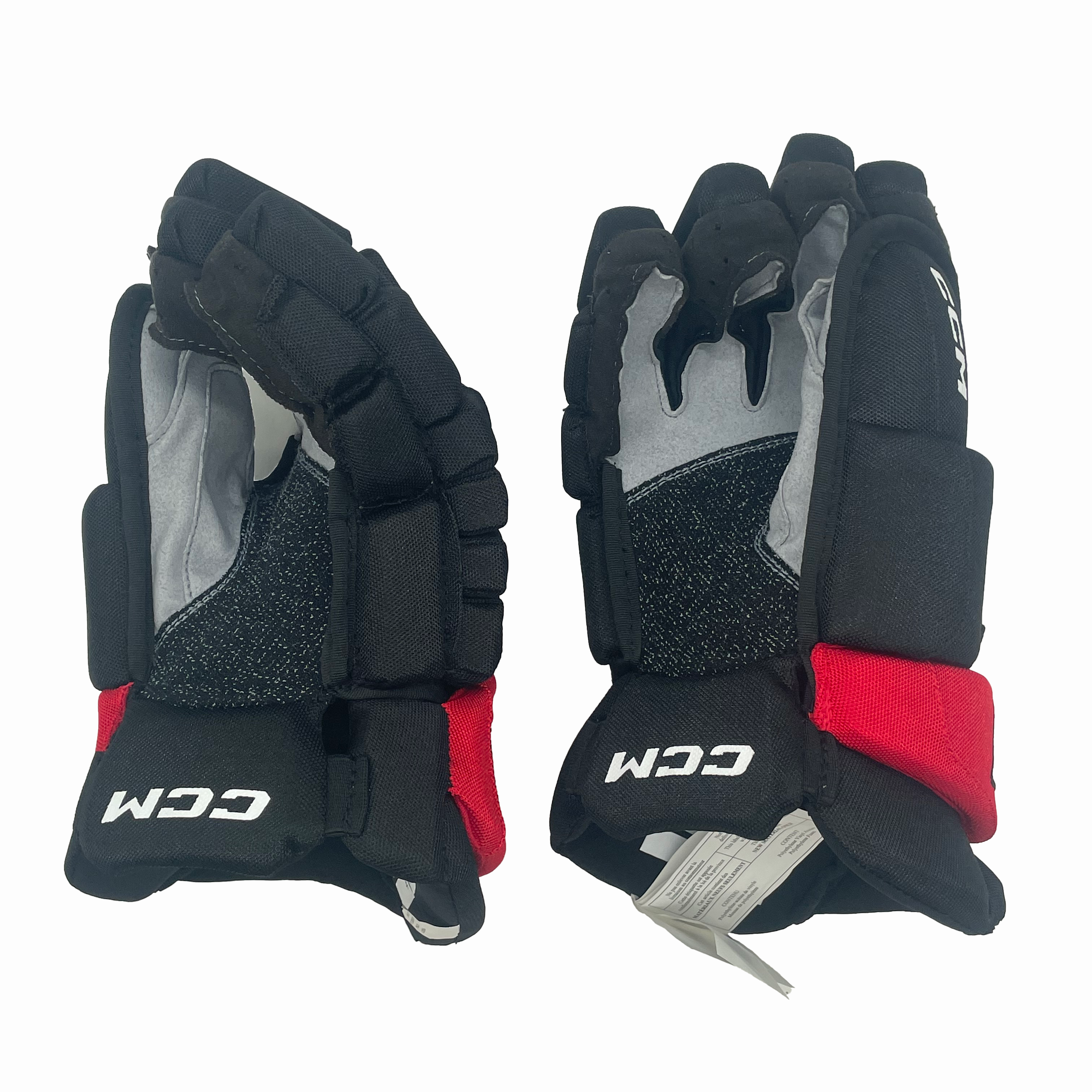 CCM HGJS - Gants WHL Pro Stock (noir/rouge)